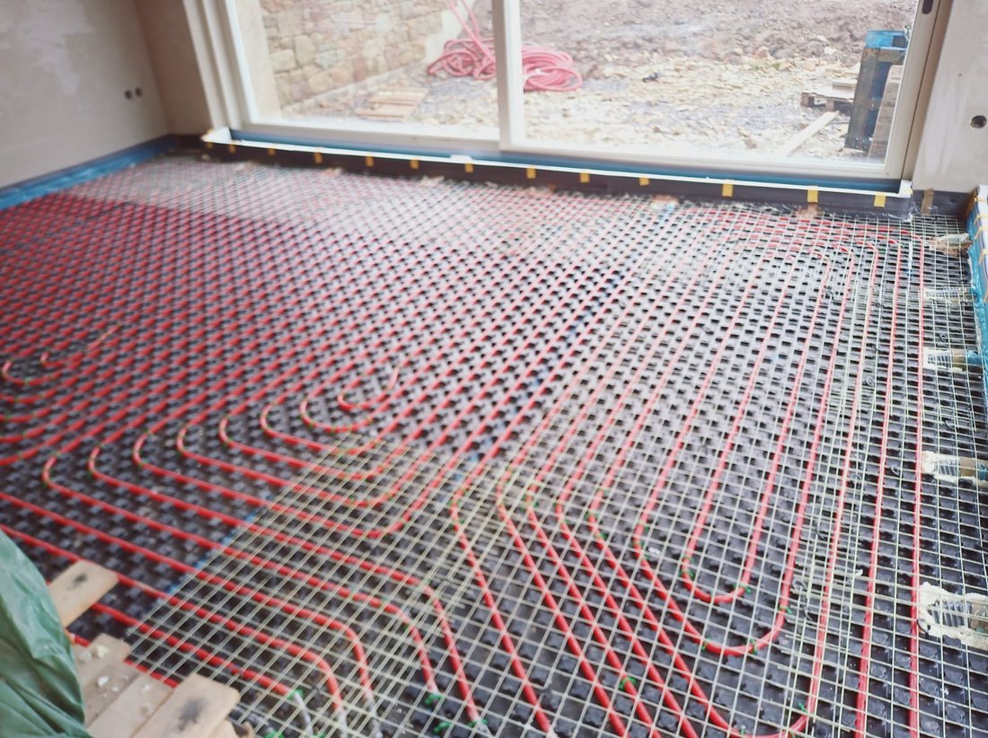 KOREFIB FiberMesh kompozitní síť při pokládce